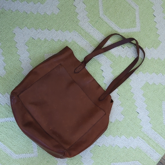 Madewell Brown Tote Bag - Picture 1 of 4